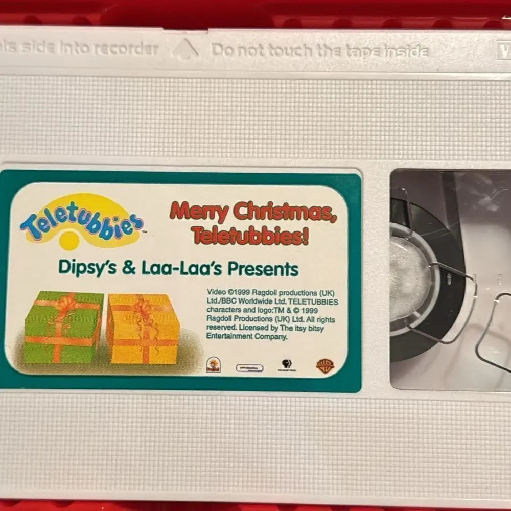 PBS KIDS TELETUBBIES CHRISTMAS VCR SET